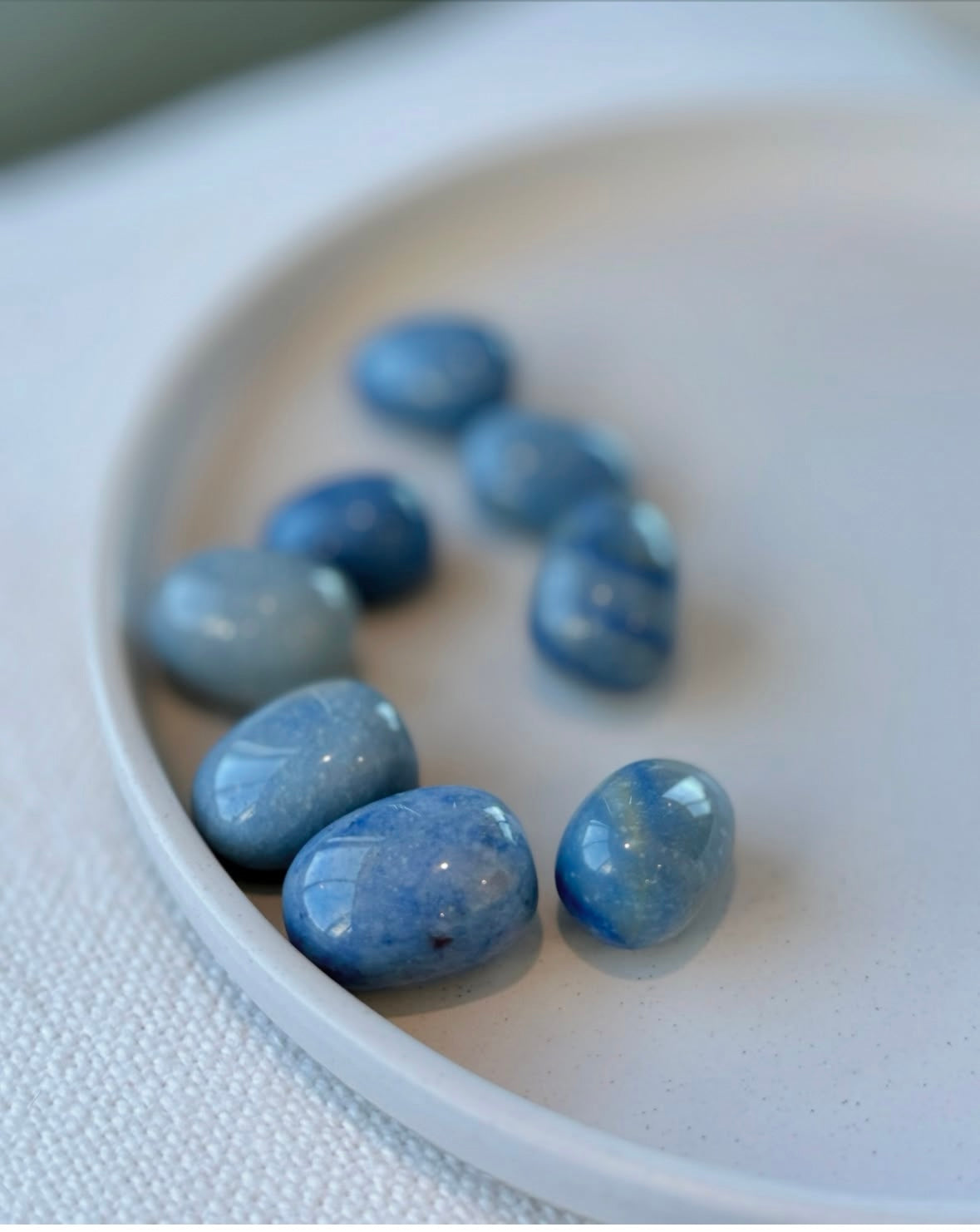 Blue Quartz Tumbled Stone