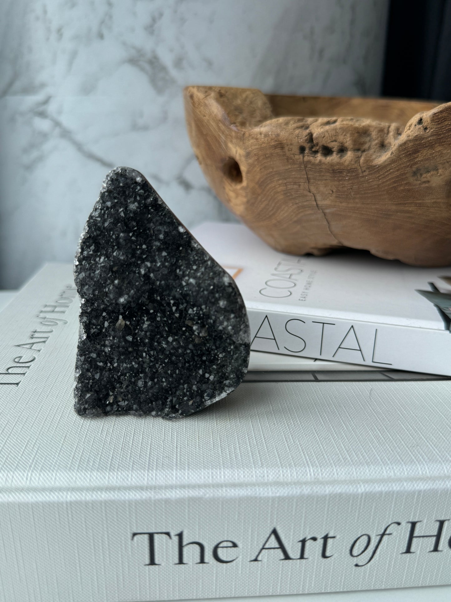 Black Amethyst on Sawn Base - Intuitively Selected