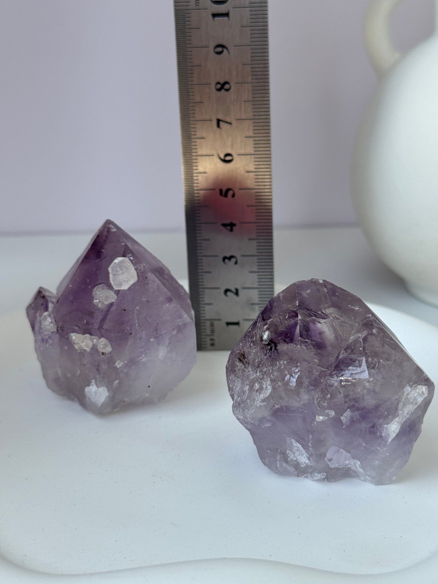 Amethyst point on sawn base