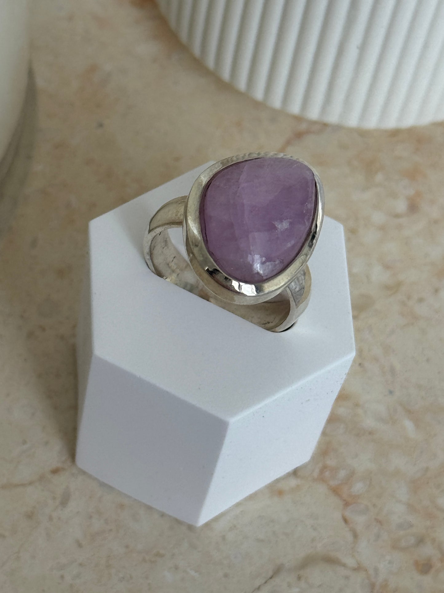 Kunzite Ring - 925 S/S