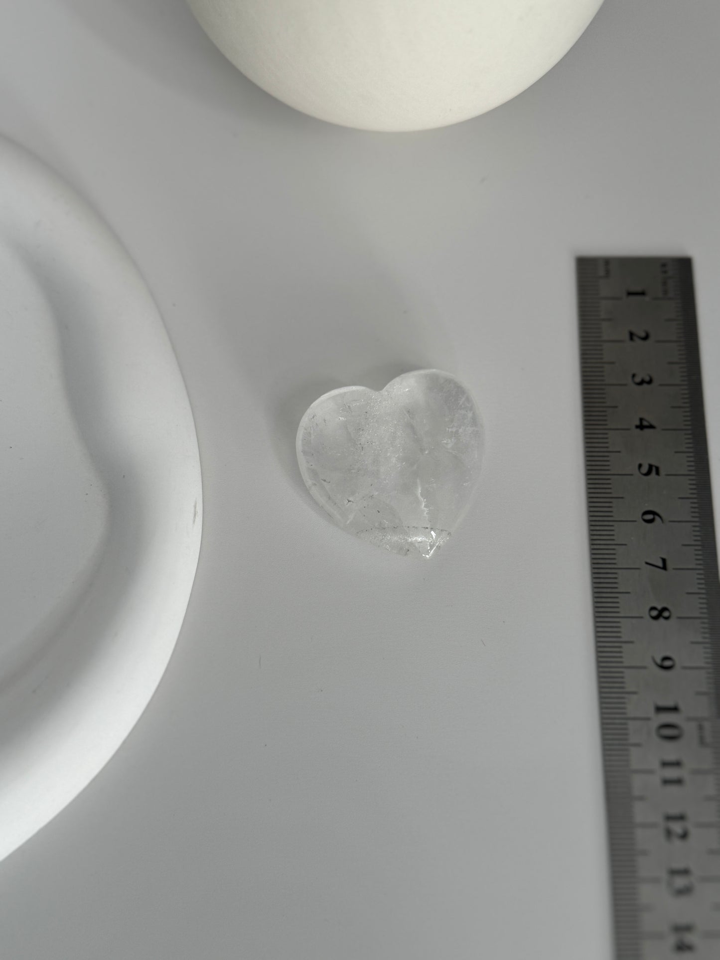 Clear Quartz Heart