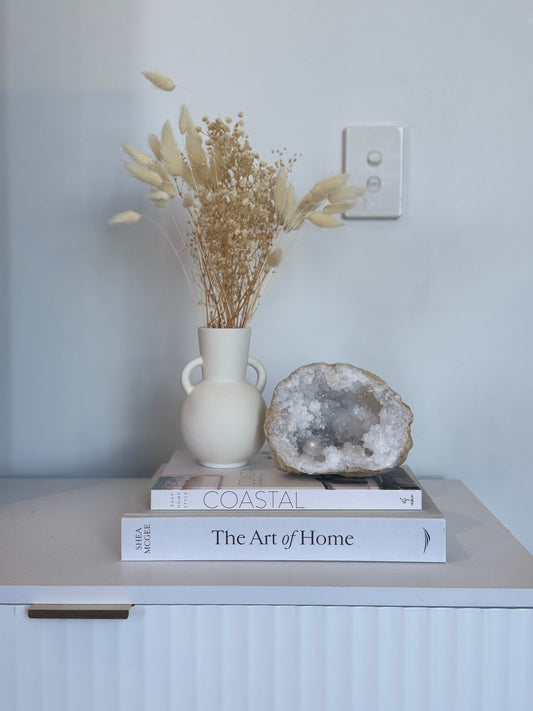 Quartz Geode Halve - Lrg