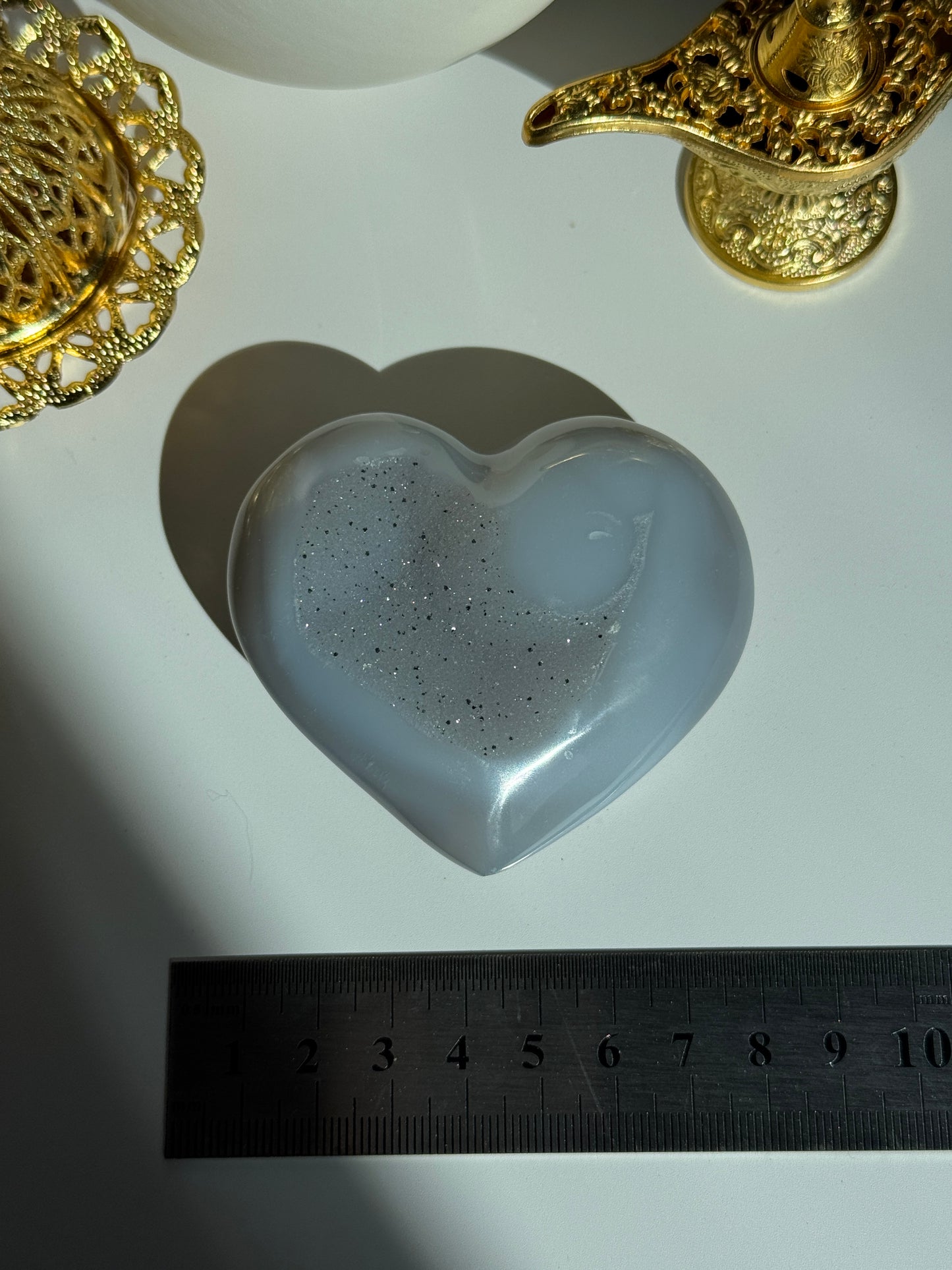 Natural Agate Heart