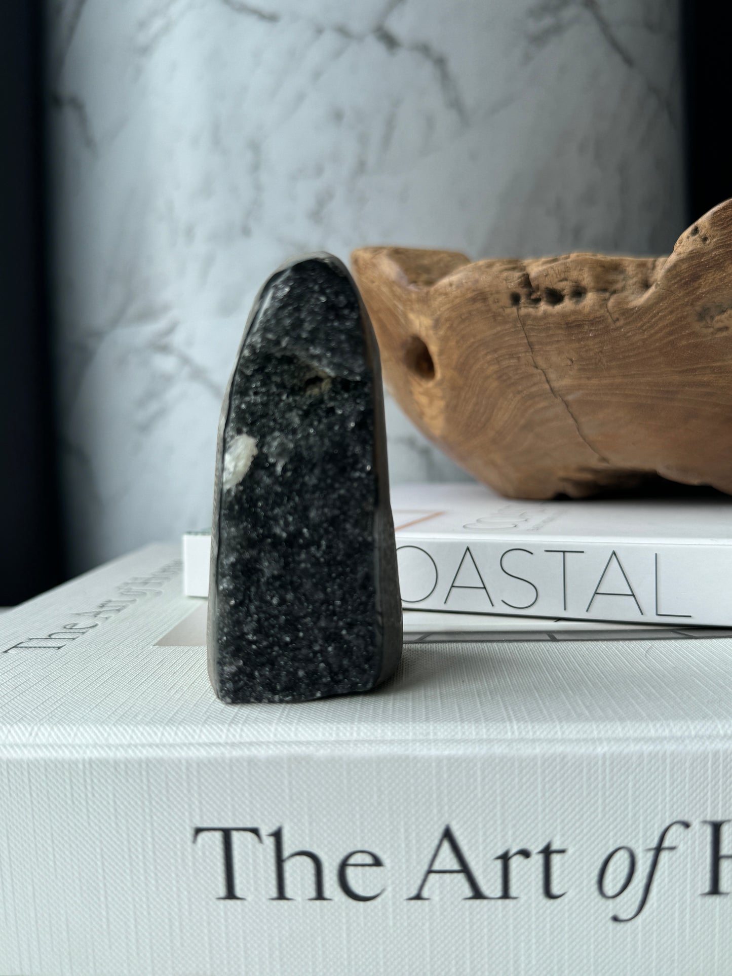 Black Amethyst on Sawn Base - Intuitively Selected