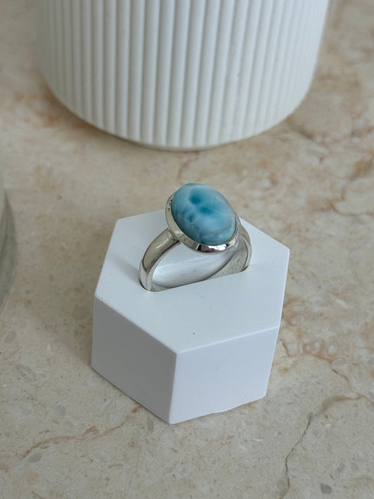 Larimar Ring - 925 S/S