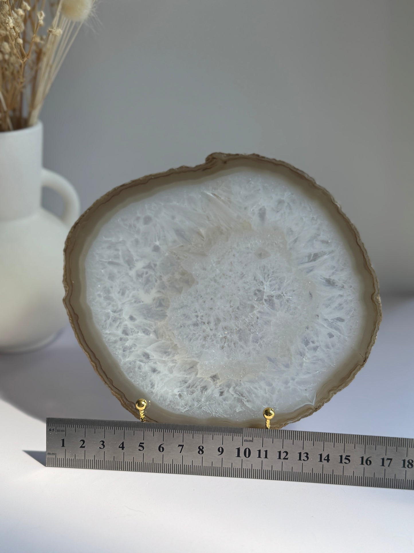 Natural Agate Slice - D