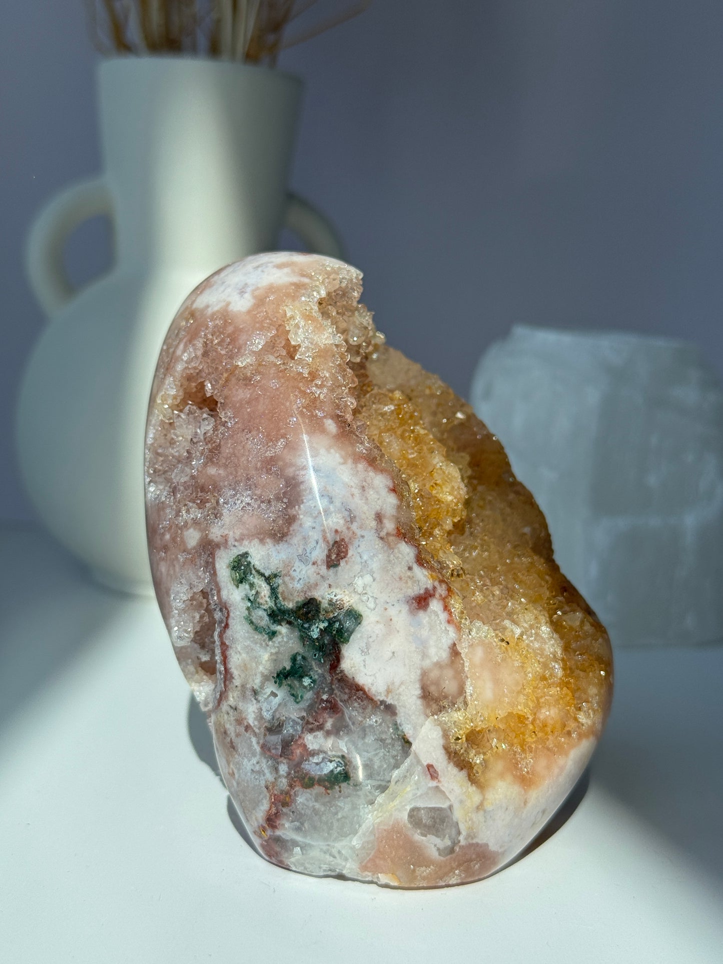 Pink Amethyst x Citrine