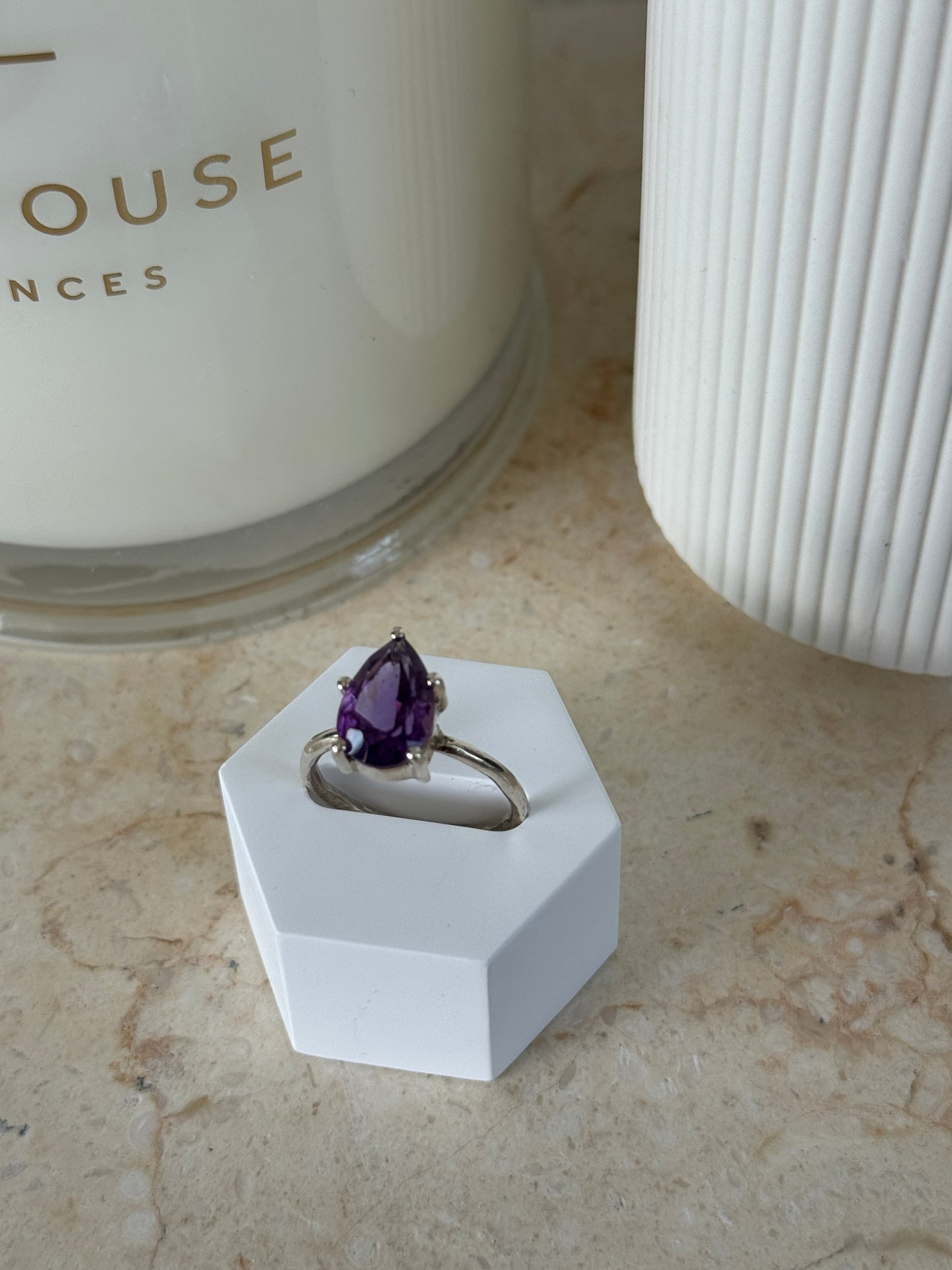 Amethyst Ring - 925 S/S