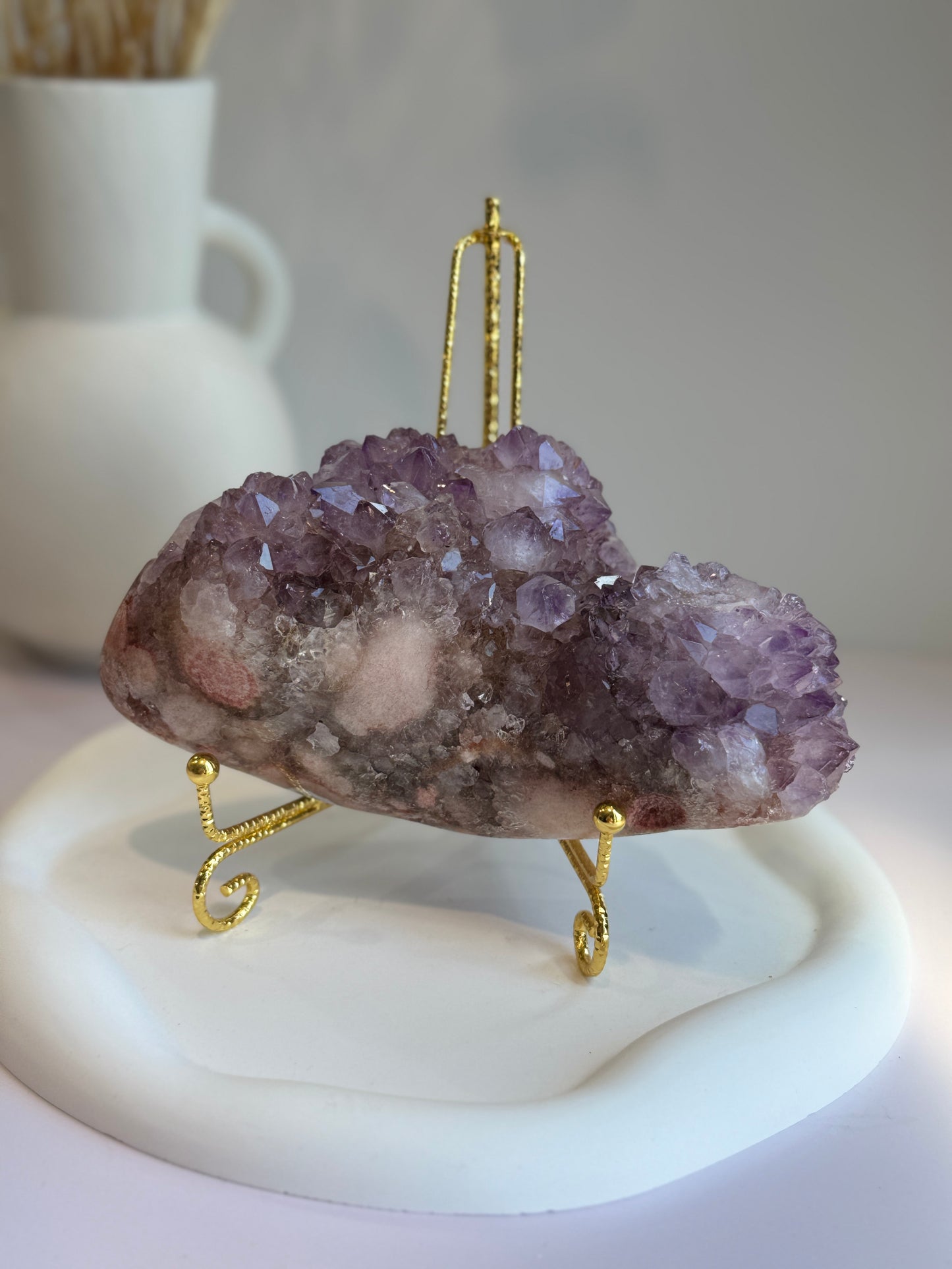 Pink Amethyst Freeform / Cluster - K