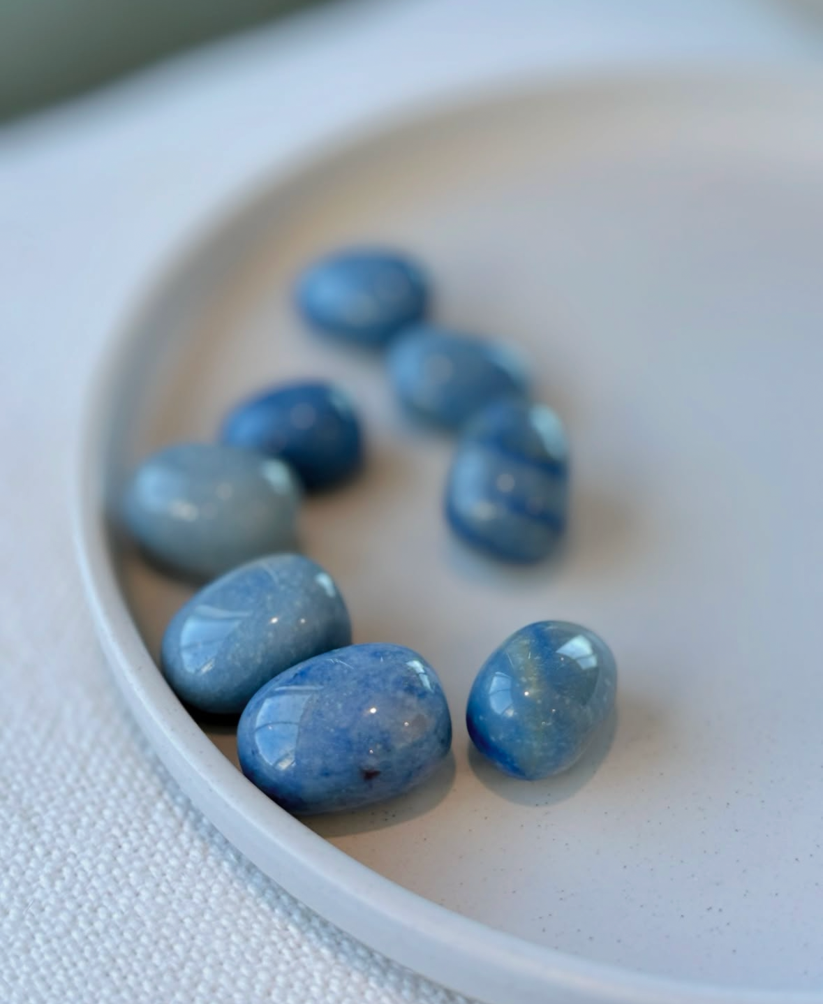 Blue Quartz Tumbled Stone