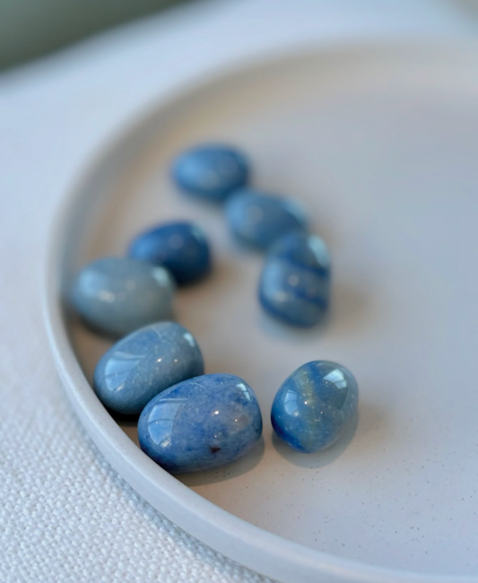 Blue Quartz Tumbled Stone