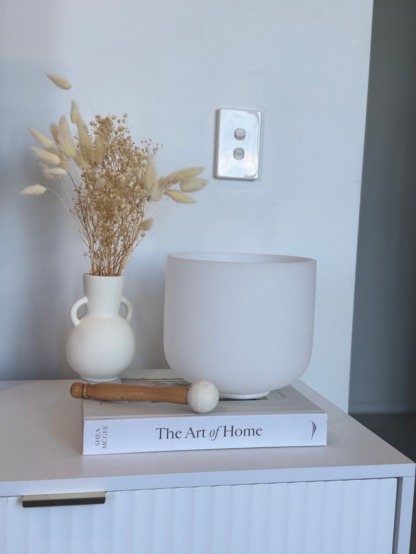 Quartz Singing Bowl - B Note🤍