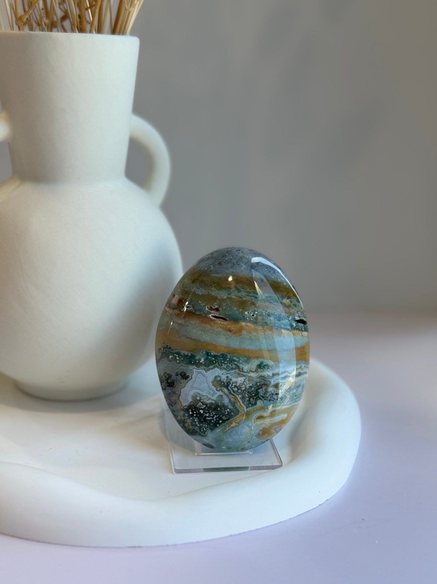 Ocean Jasper Palmstone Lrg - C