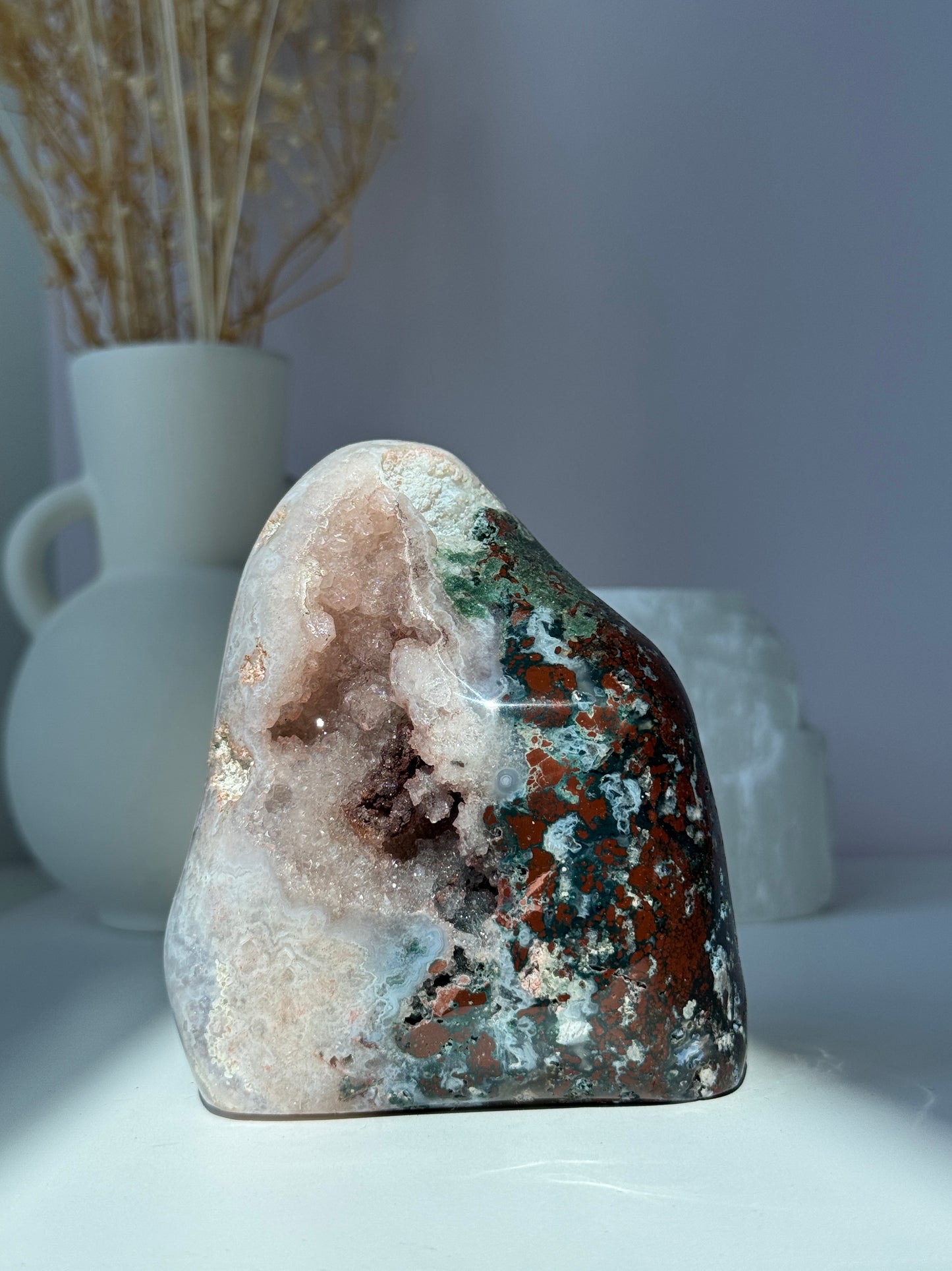 Pink Amethyst x Dragons Blood Freeform