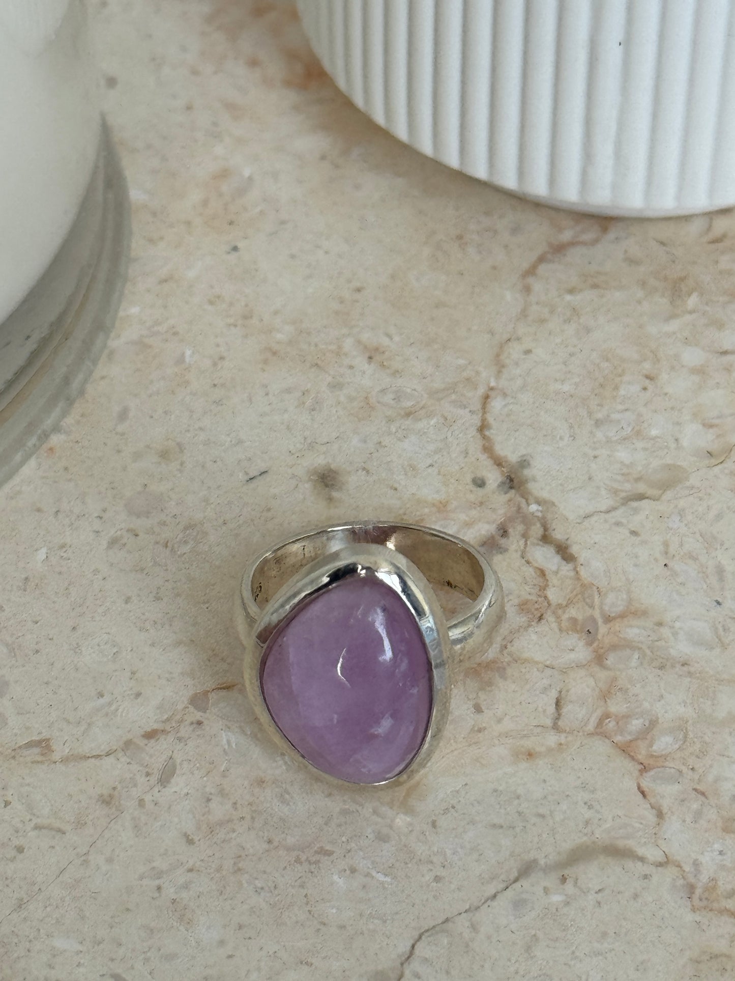 Kunzite Ring - 925 S/S