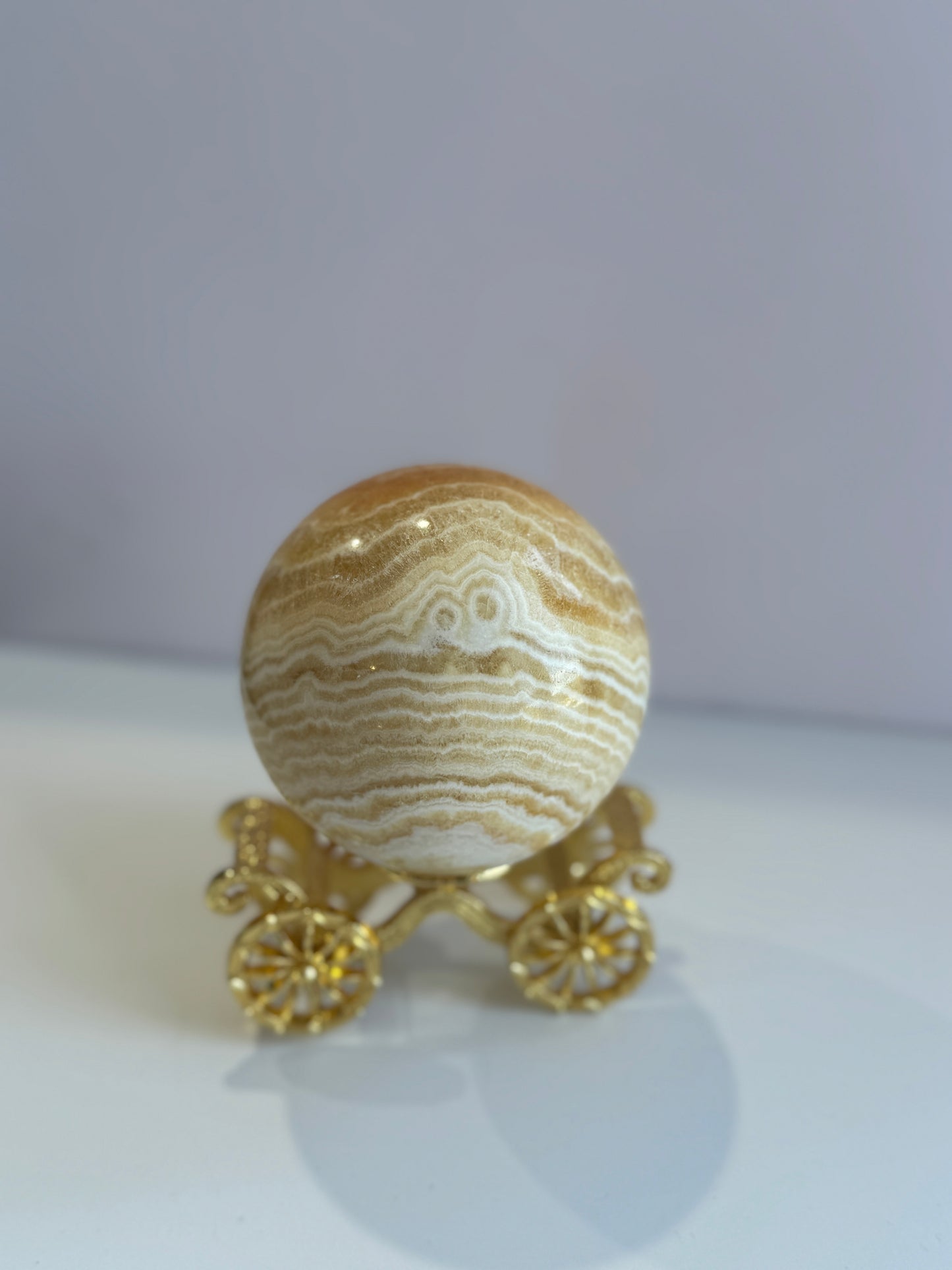 Orange Calcite Sphere