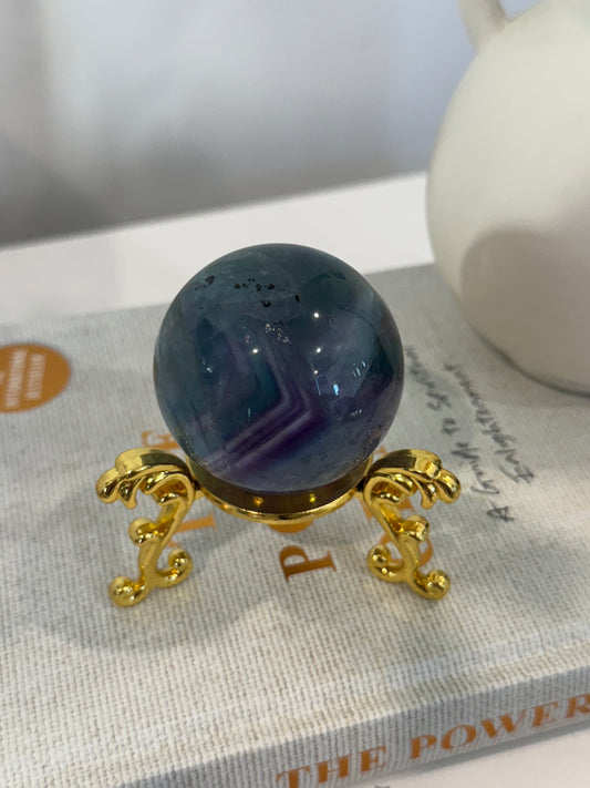 Fluorite Sphere - E
