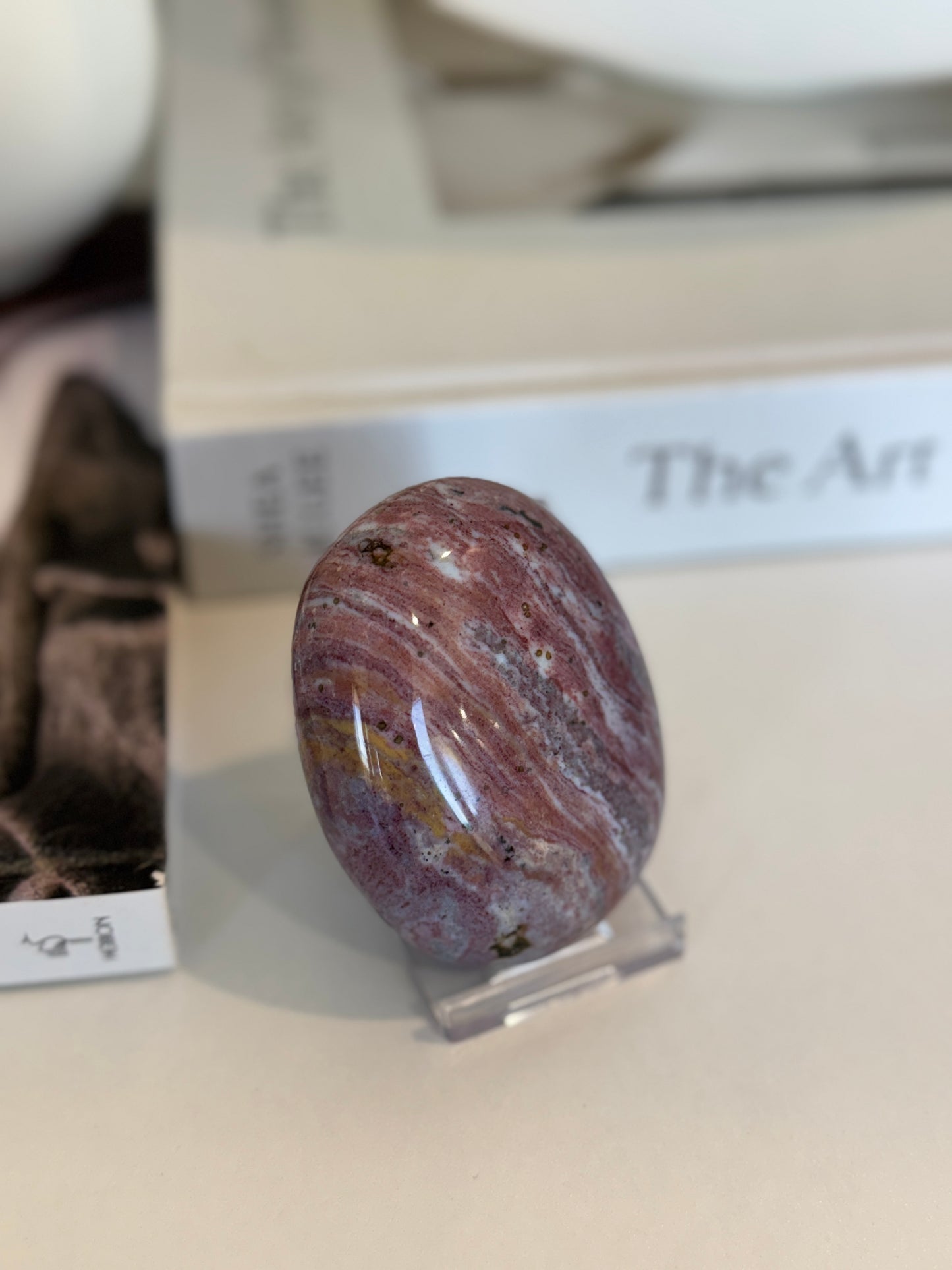 Ocean Jasper Palmstone - Lrg