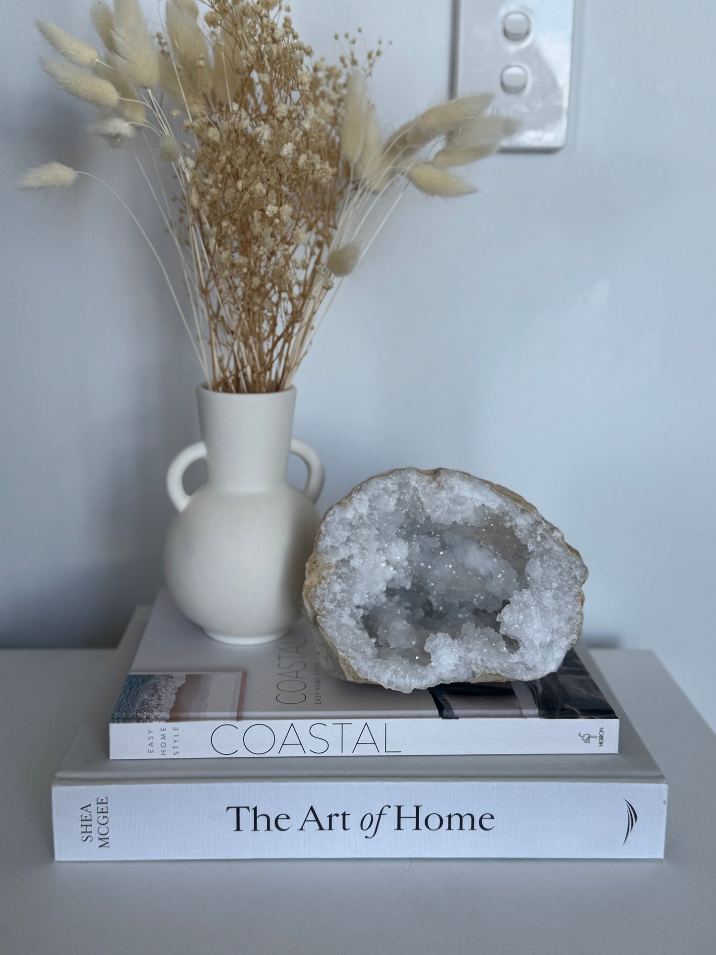 Quartz Geode Halve - Lrg