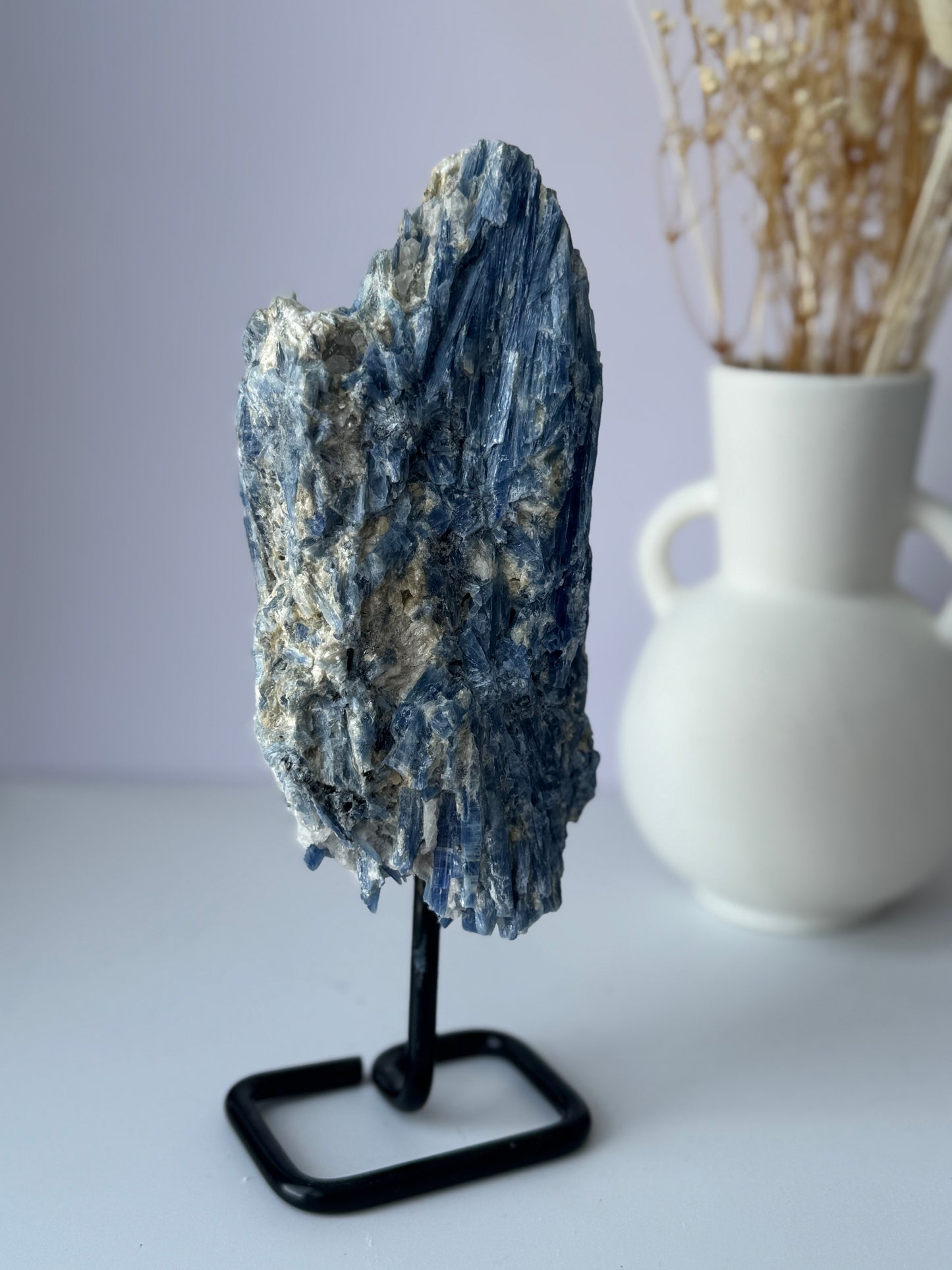 Blue Kyanite on Stand