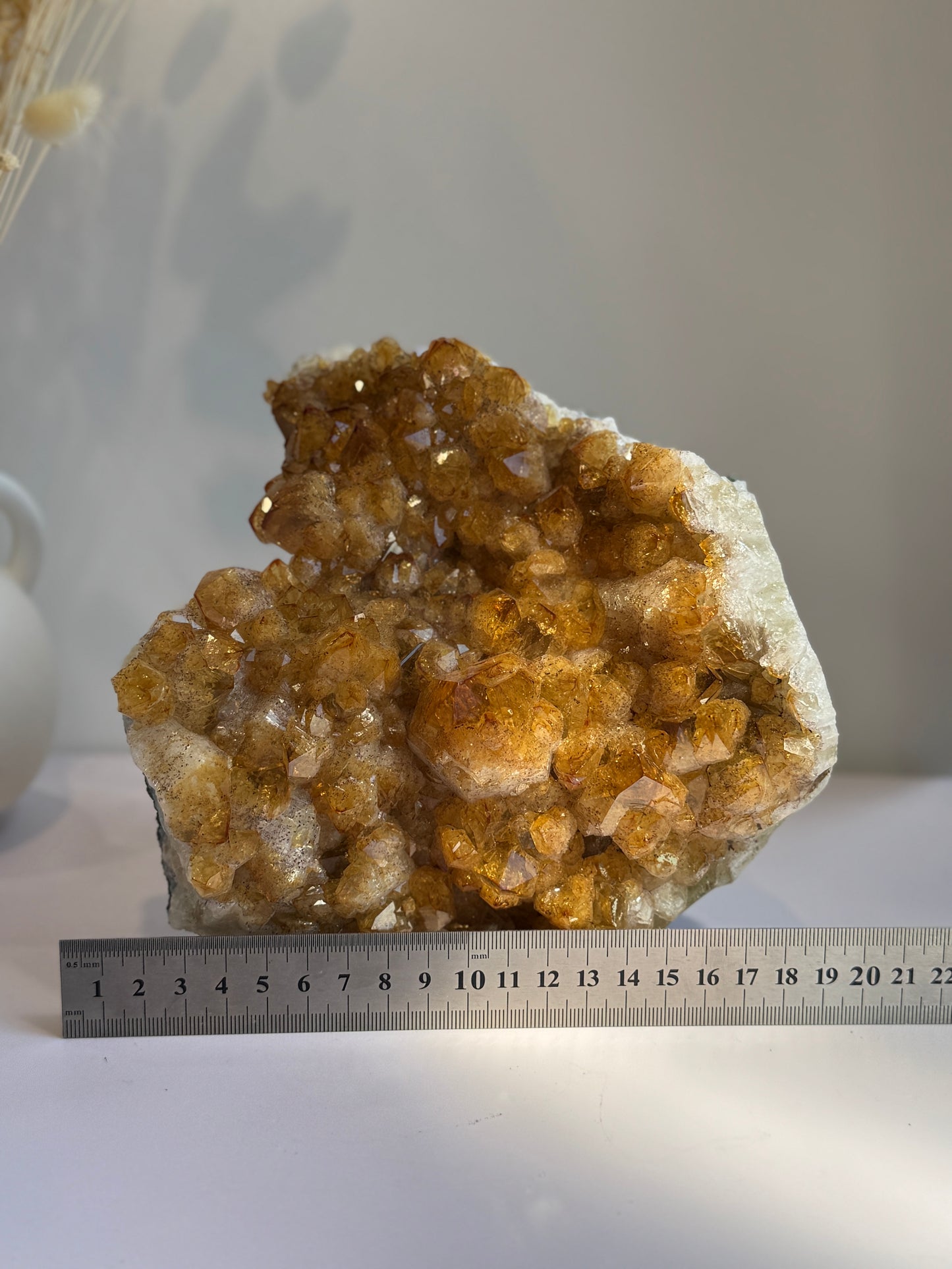 Citrine Cluster Large - Free standing