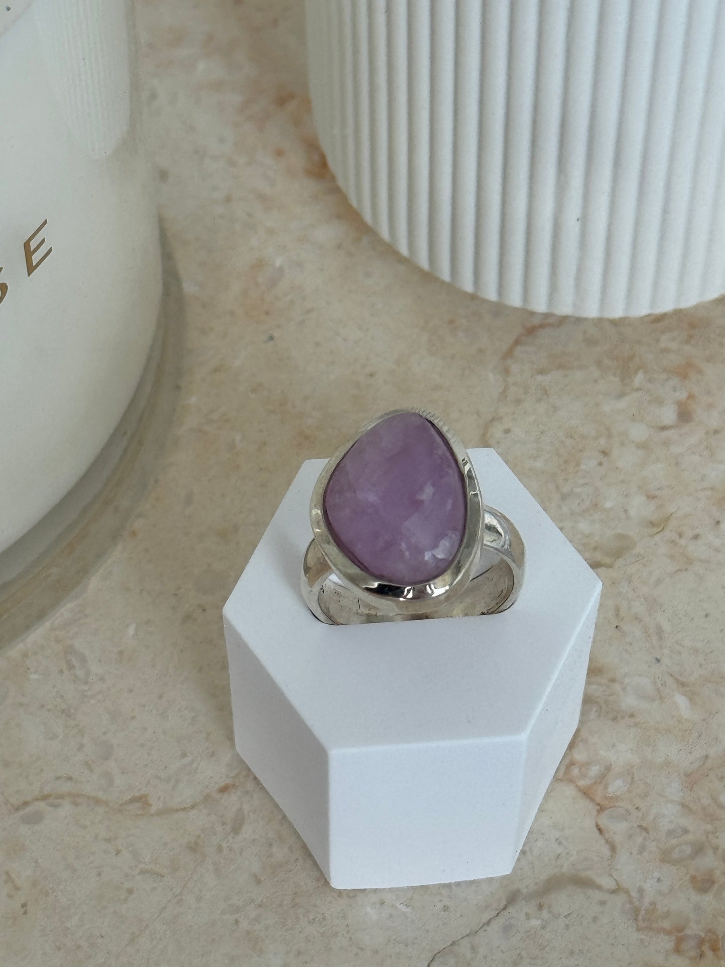 Kunzite Ring - 925 S/S