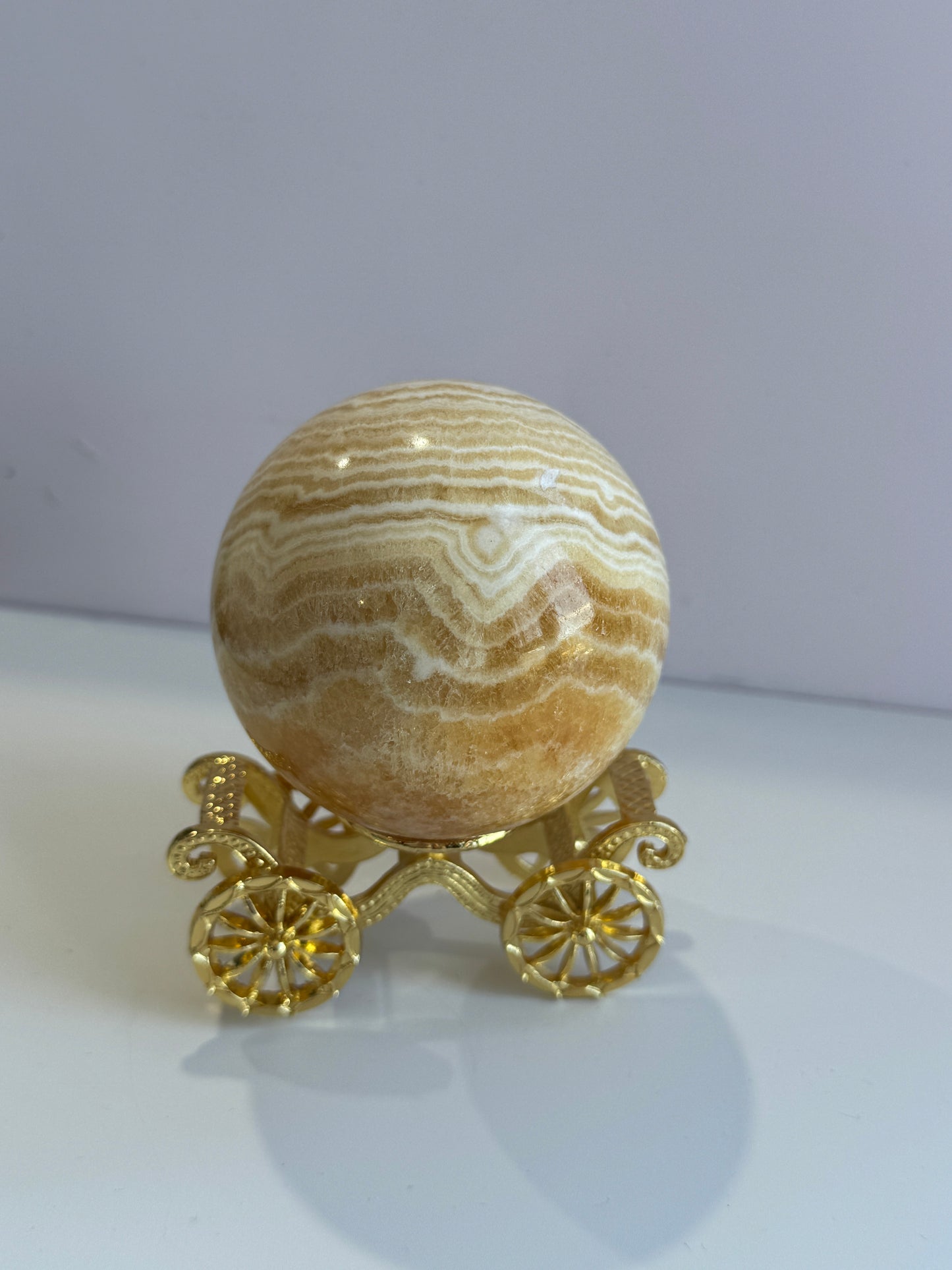 Orange Calcite Sphere