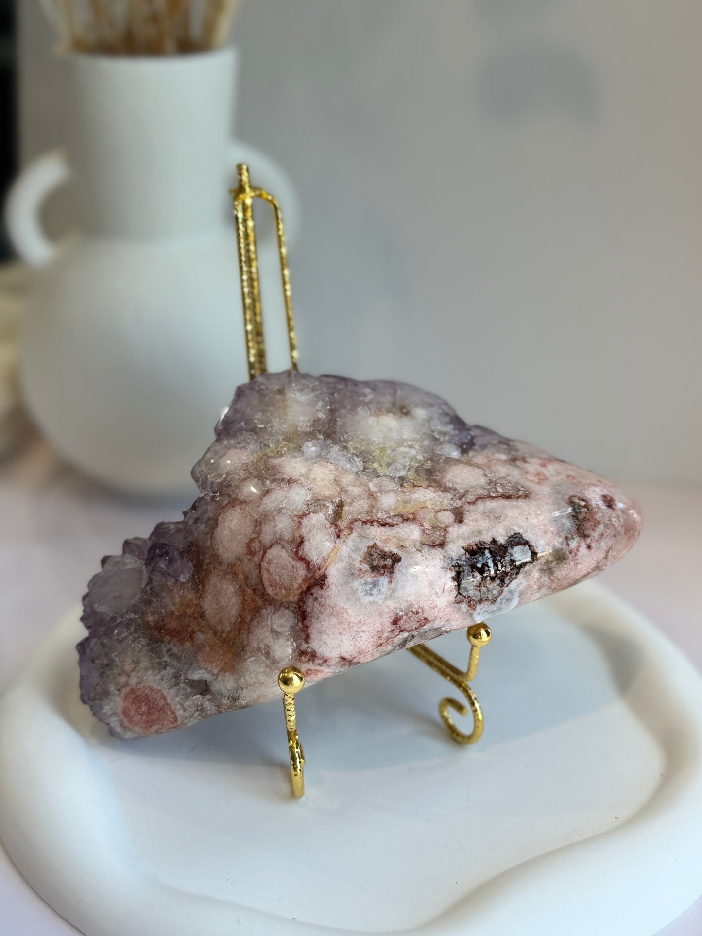 Pink Amethyst Freeform / Cluster - K