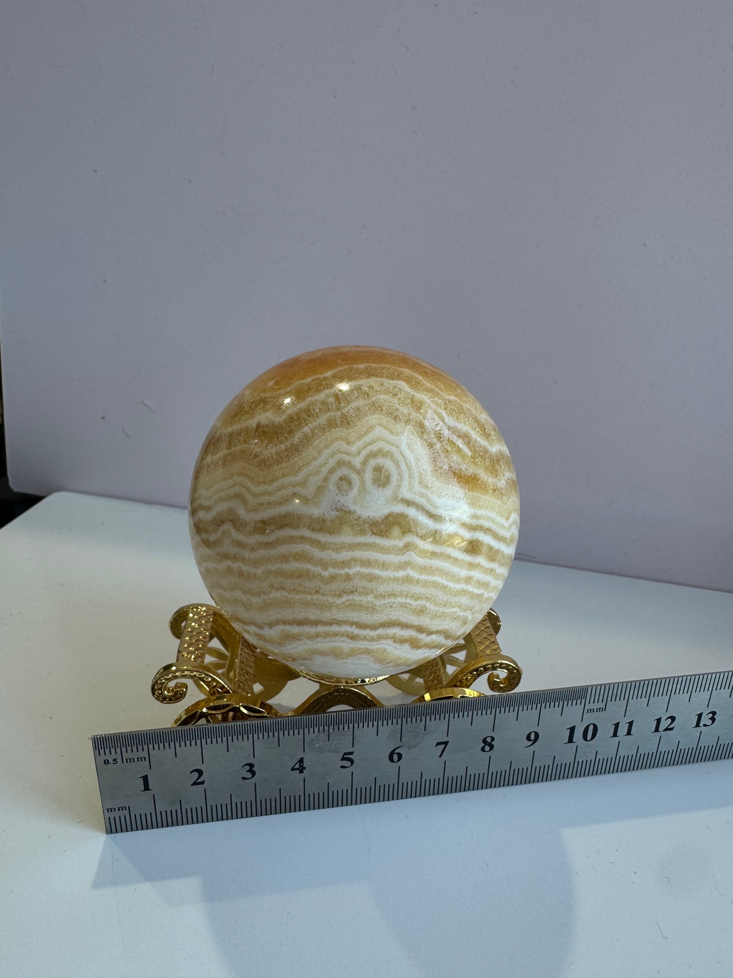 Orange Calcite Sphere