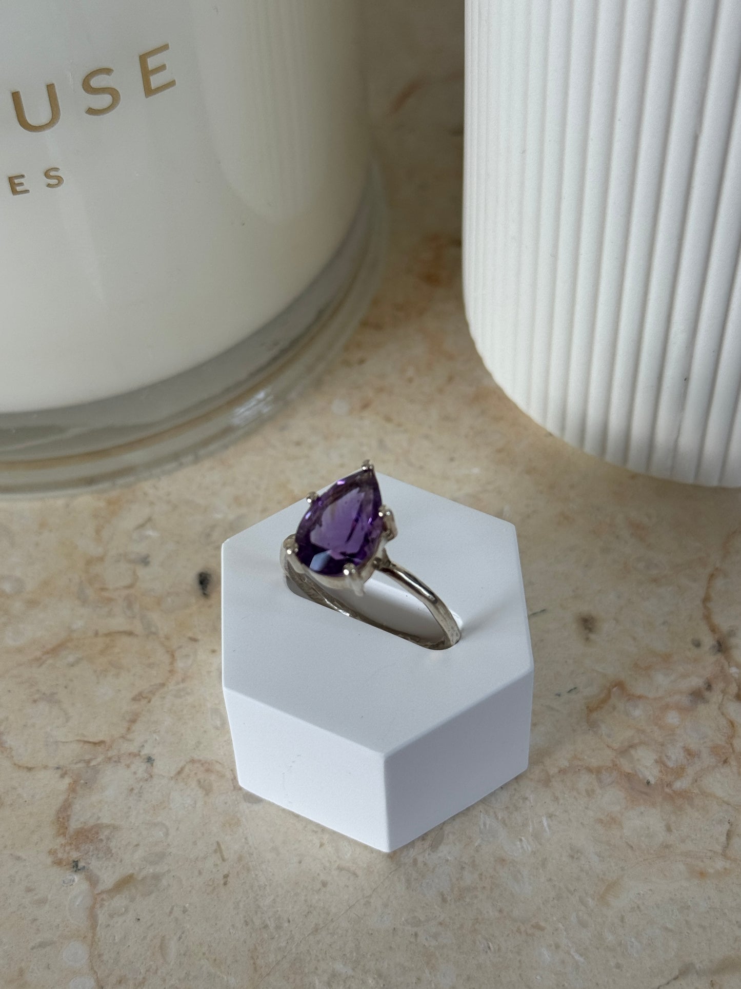 Amethyst Ring - 925 S/S