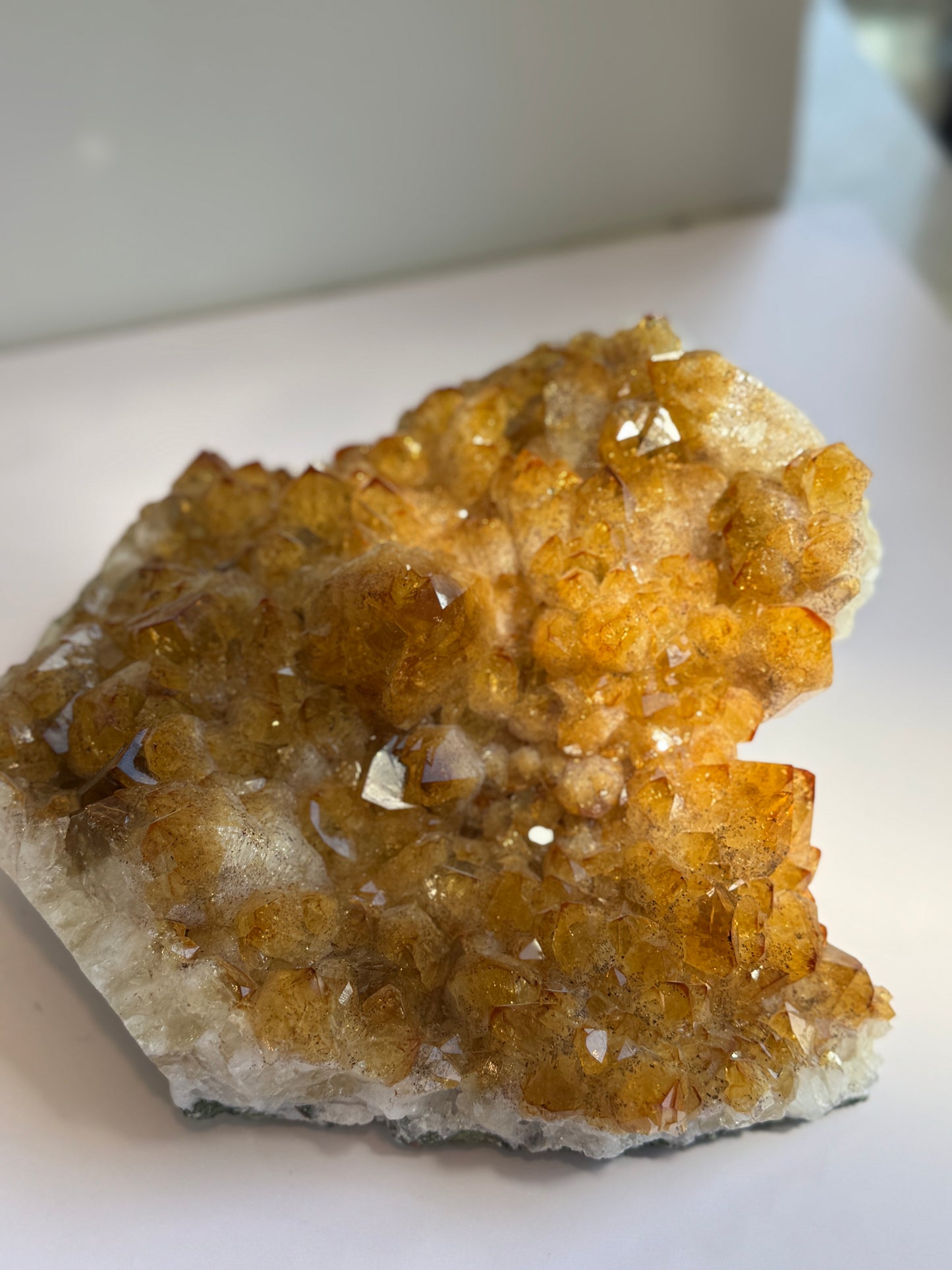 Citrine Cluster Large - Free standing