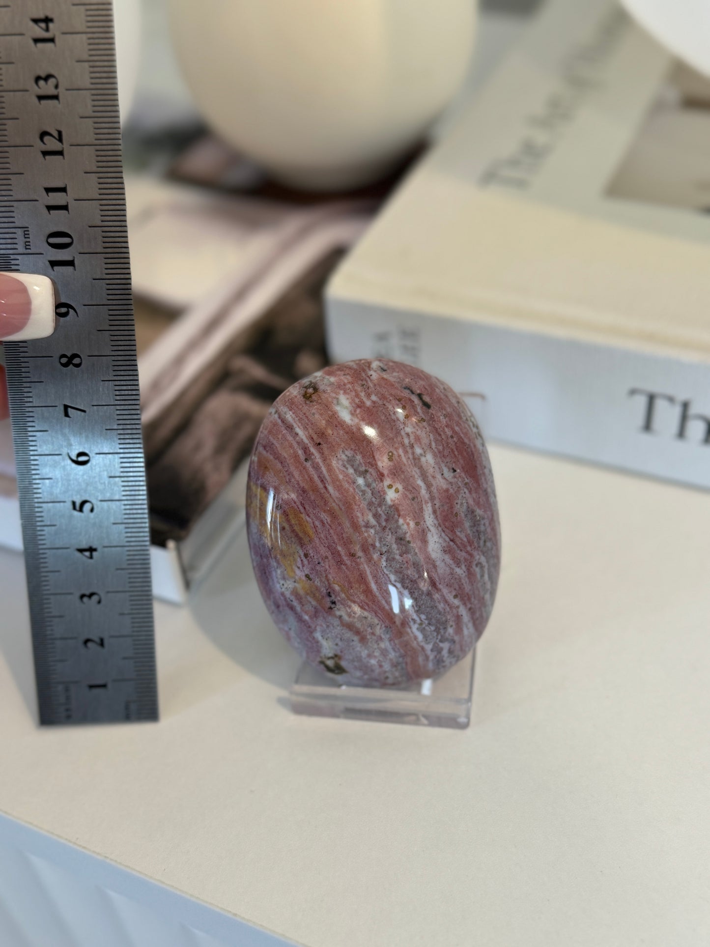 Ocean Jasper Palmstone - Lrg