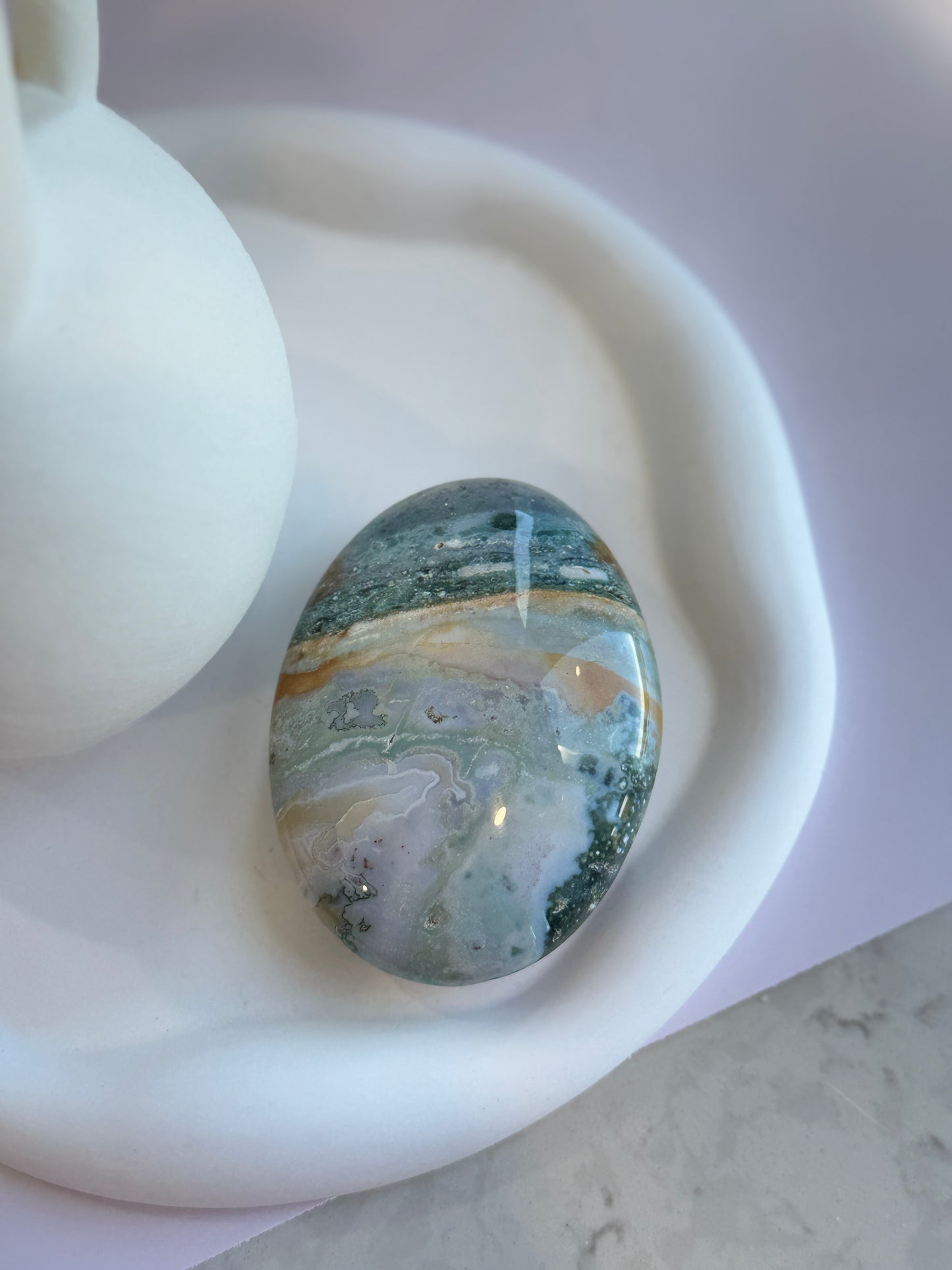 Ocean Jasper Palmstone Lrg - C
