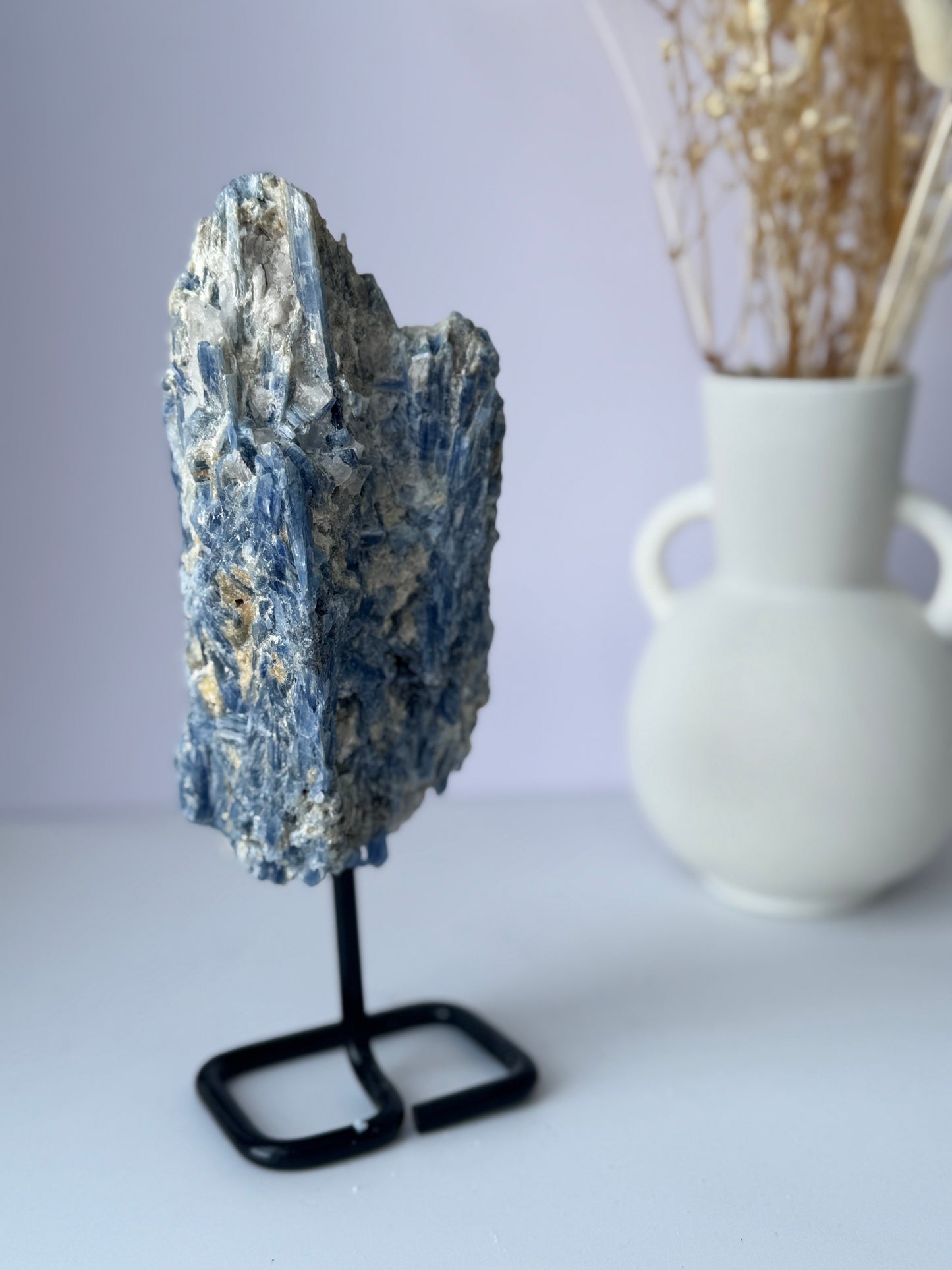 Blue Kyanite on Stand
