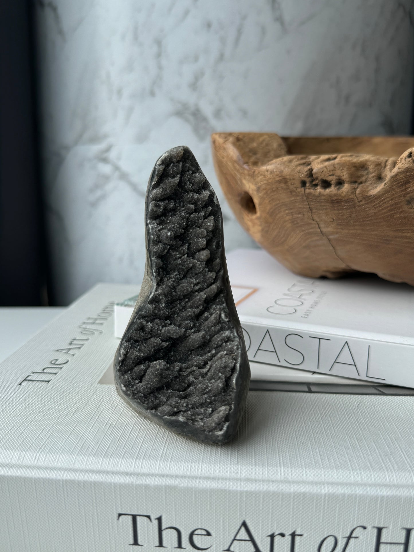 Black Amethyst on Sawn Base - Intuitively Selected