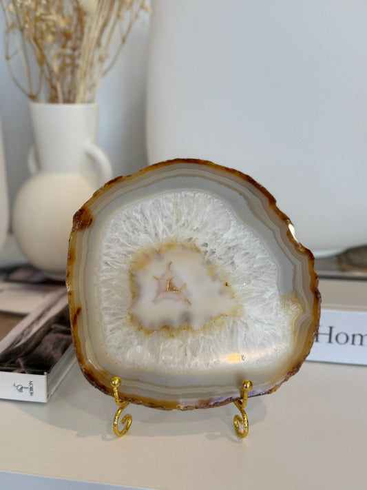 Natural Agate Slice - C