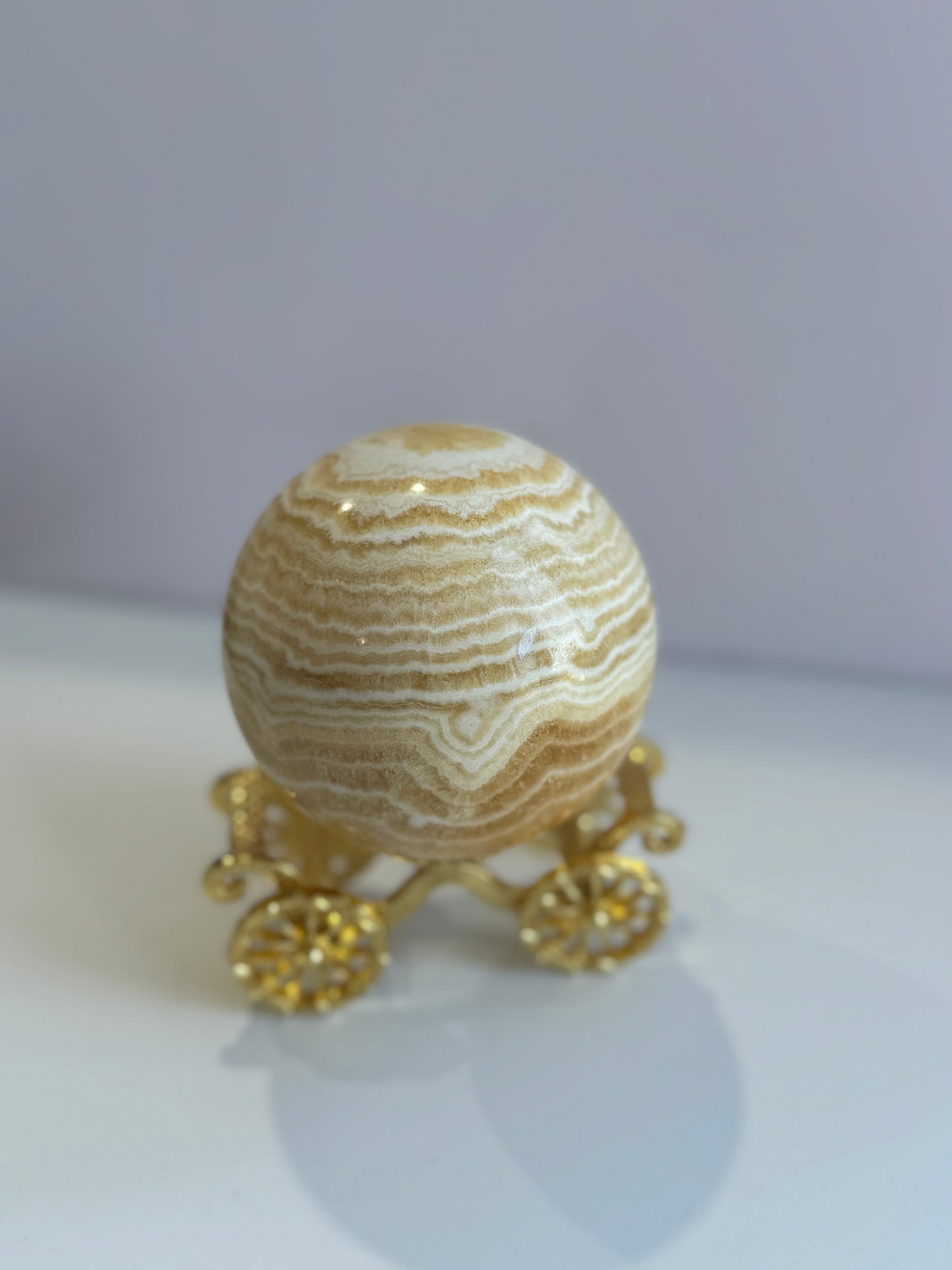 Orange Calcite Sphere