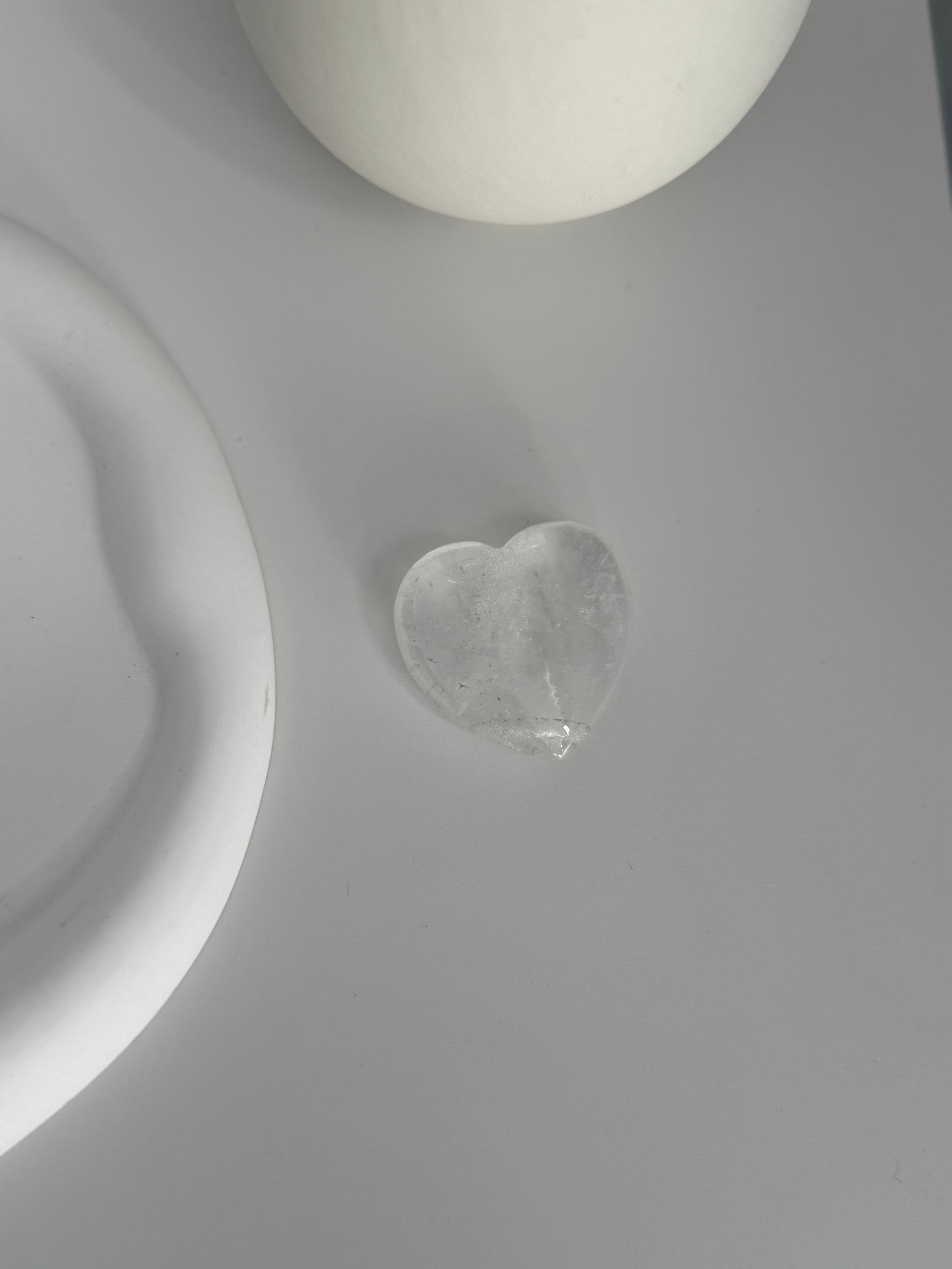 Clear Quartz Heart